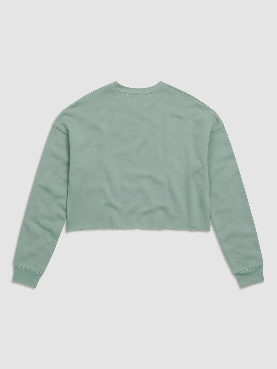 EXCLAIMING MENTALLY Women's Fleece Crop Sweatshirt product image (11)