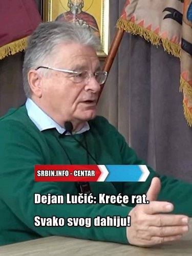 🔴🙏⚪️ Dejan Lučić: Kreće rat - gađaće Kremlj i Putinovu vilu! Moramo tada u Srbiji - svako svog dahiju!

LINK ZA CELU EMISIJU ...