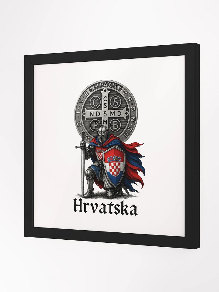 Knight of Croatia Framed Matte Poster product image (3)