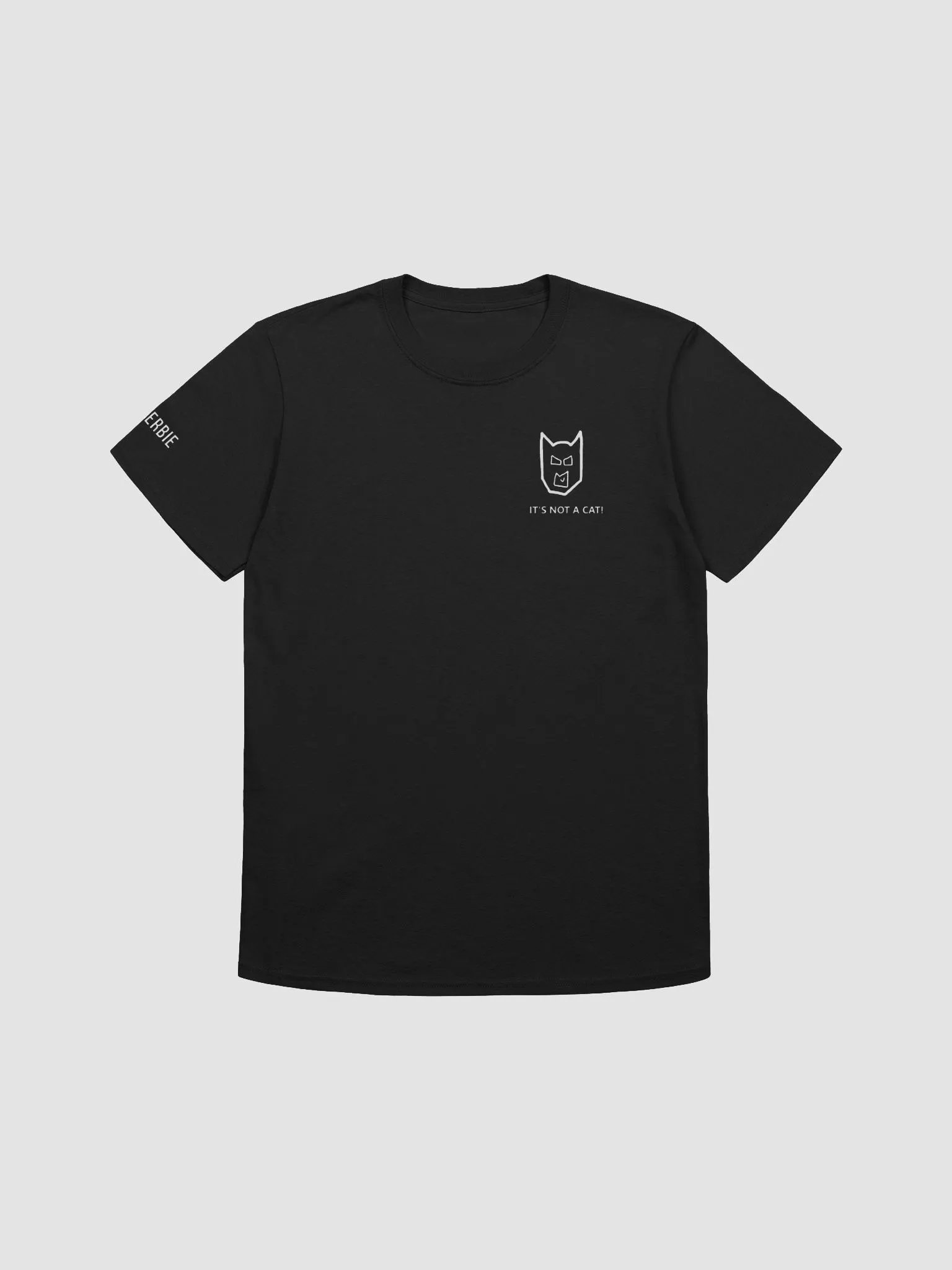 It's Not A Cat T-Shirt-Gildan BLACK product image (1)