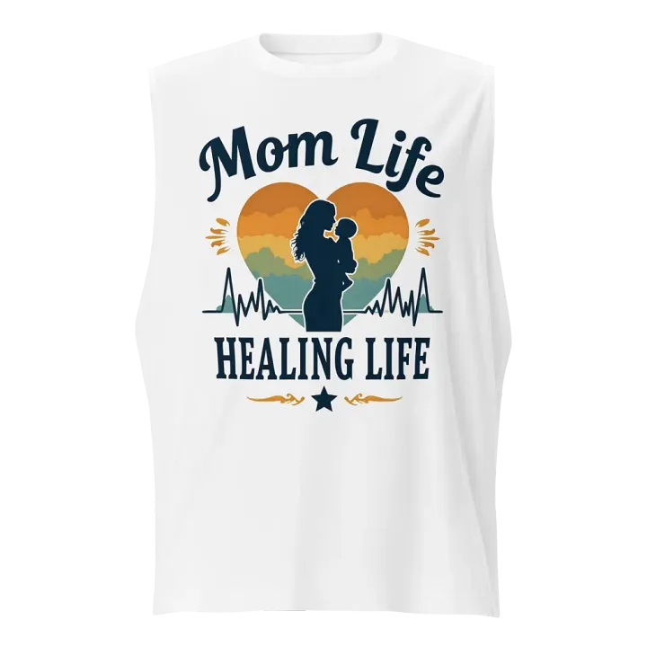 Healing Life Mom Life Muscle Tank product image (1)