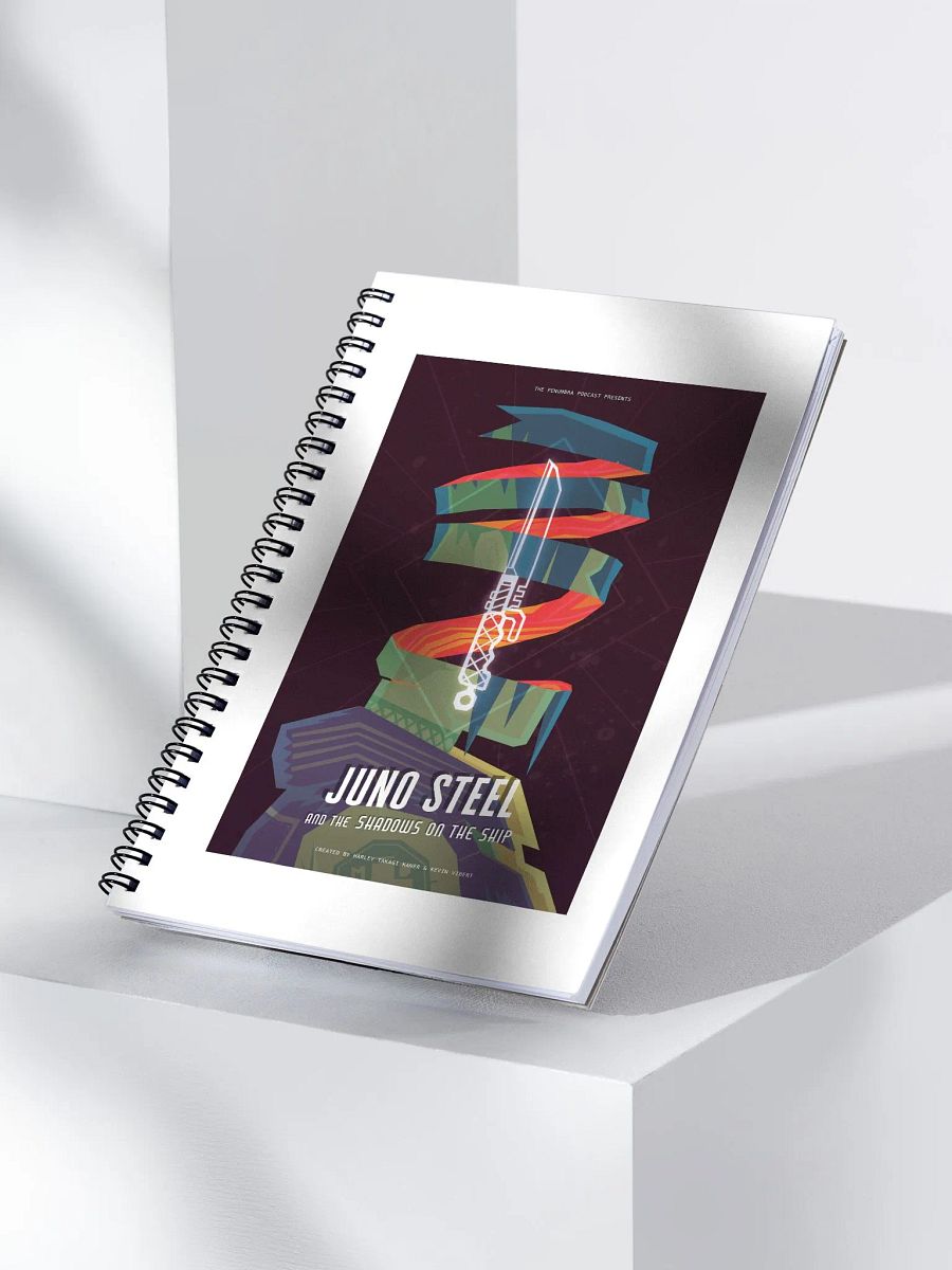 Juno Steel and the Shadows on the Ship Spiral Notebook product image (3)