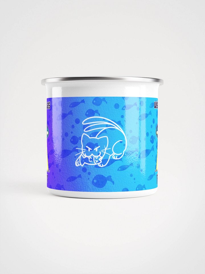 Wishin' I was Fishin' Enamel Mug product image (2)