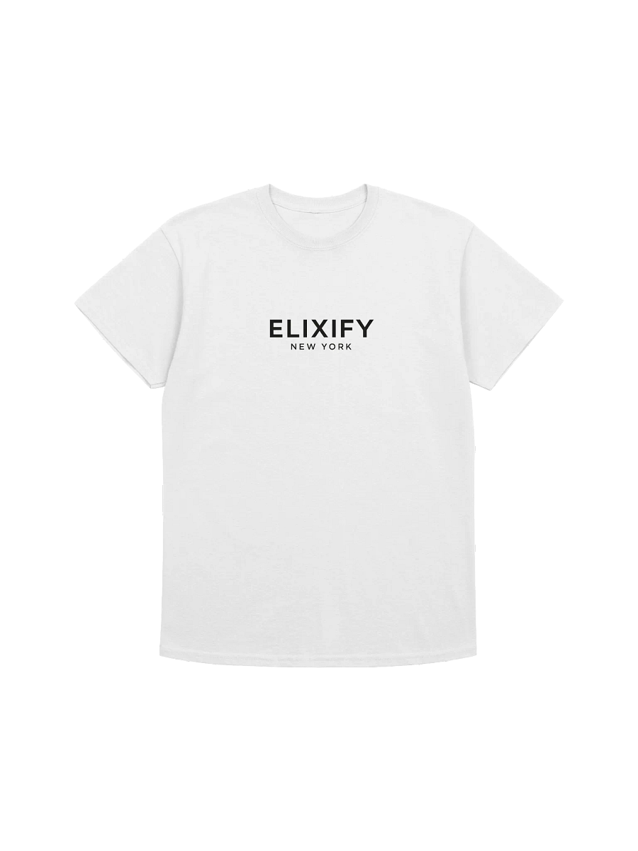 Premium Unisex WHITE Heavy Cotton Tee - Personalized Text & Logo Design product image (4)