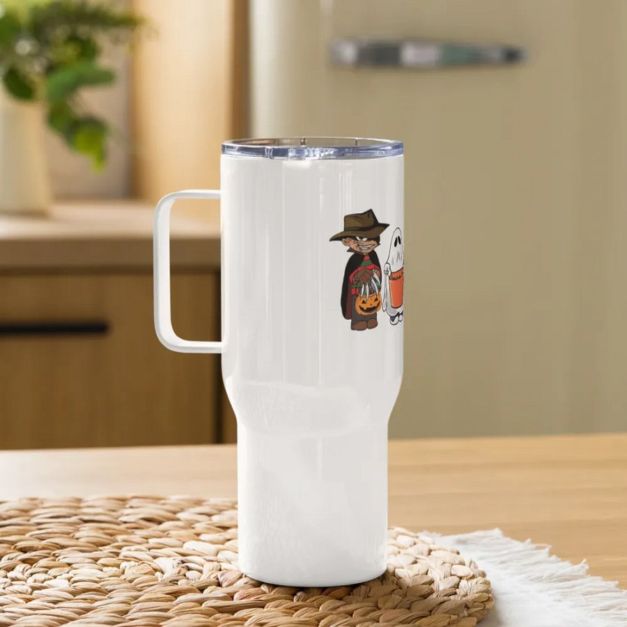 Horror Icons Cartoon Travel Mug product image (10)