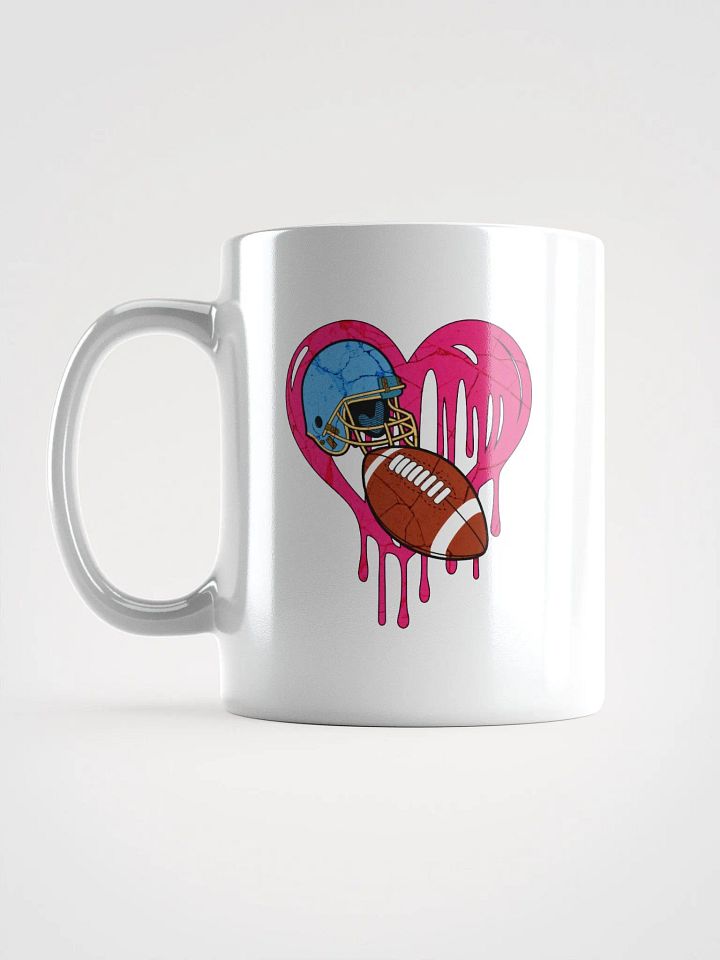 Heart Football Gridiron Dreams Mug product image (1)