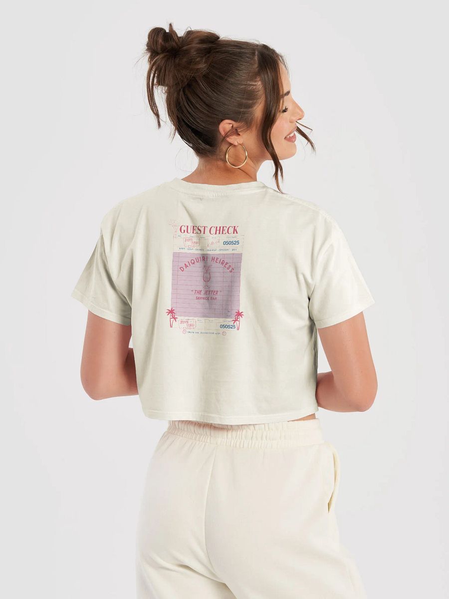 CHECK PLEASE! DAIQUIRI CROP - WHITE-IVORY product image (7)