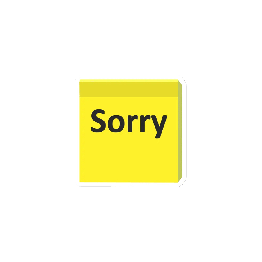 Sorry Magnet product image (1)