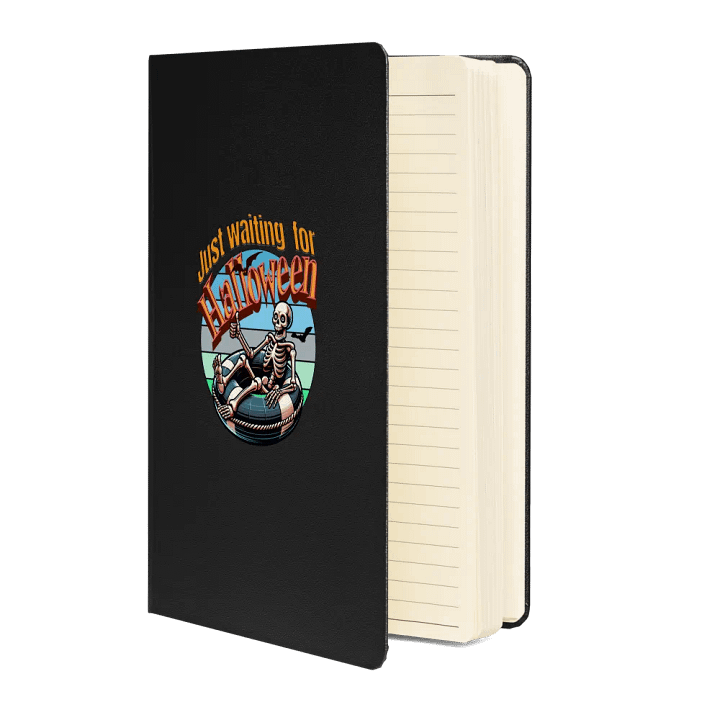 Just Waiting For Halloween Hardcover Notebook product image (2)