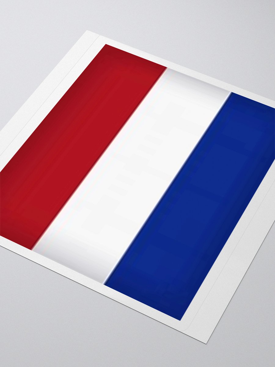 Exclusive Netherlands Flag Kiss-Cut Sticker by TDS Music - Unique Design (3" x 3", 4" x 4", 5.5" x 5.5") product image (9)