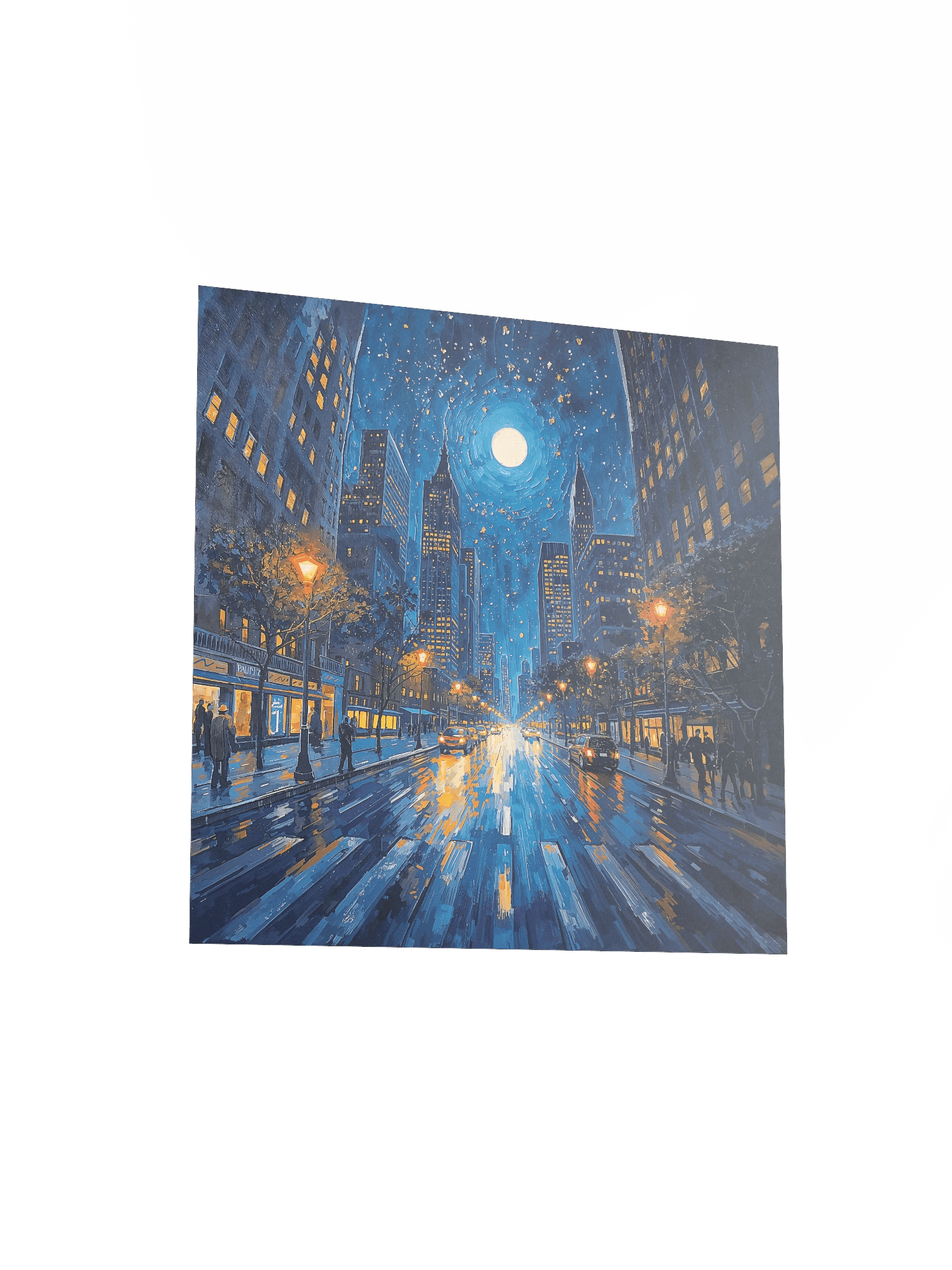 Moonlit Avenue Matte Poster product image (12)
