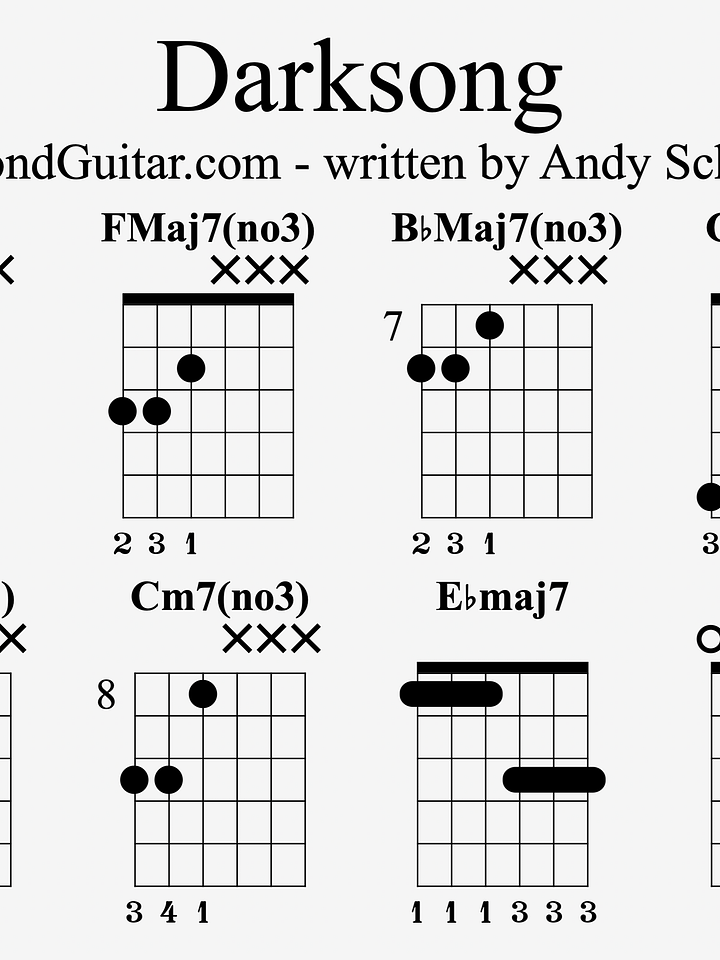 Darksong Tabs Video product image (1)
