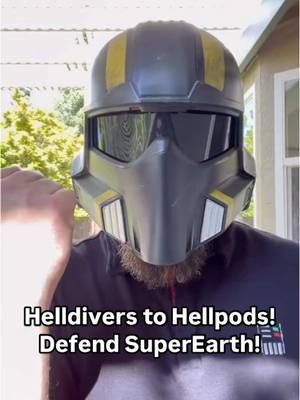 Helldivers to Hellpods! Had to #repost this one from last year around this time. Can’t wait to dive back in to Helldivers 2 on with some OPEN LOBBIES! Come join in the fun on Twitch! #democracy #superearth #helldivers #helldivers2 #twitch #community #fyp @Twitch @Arrowhead Game Studios 