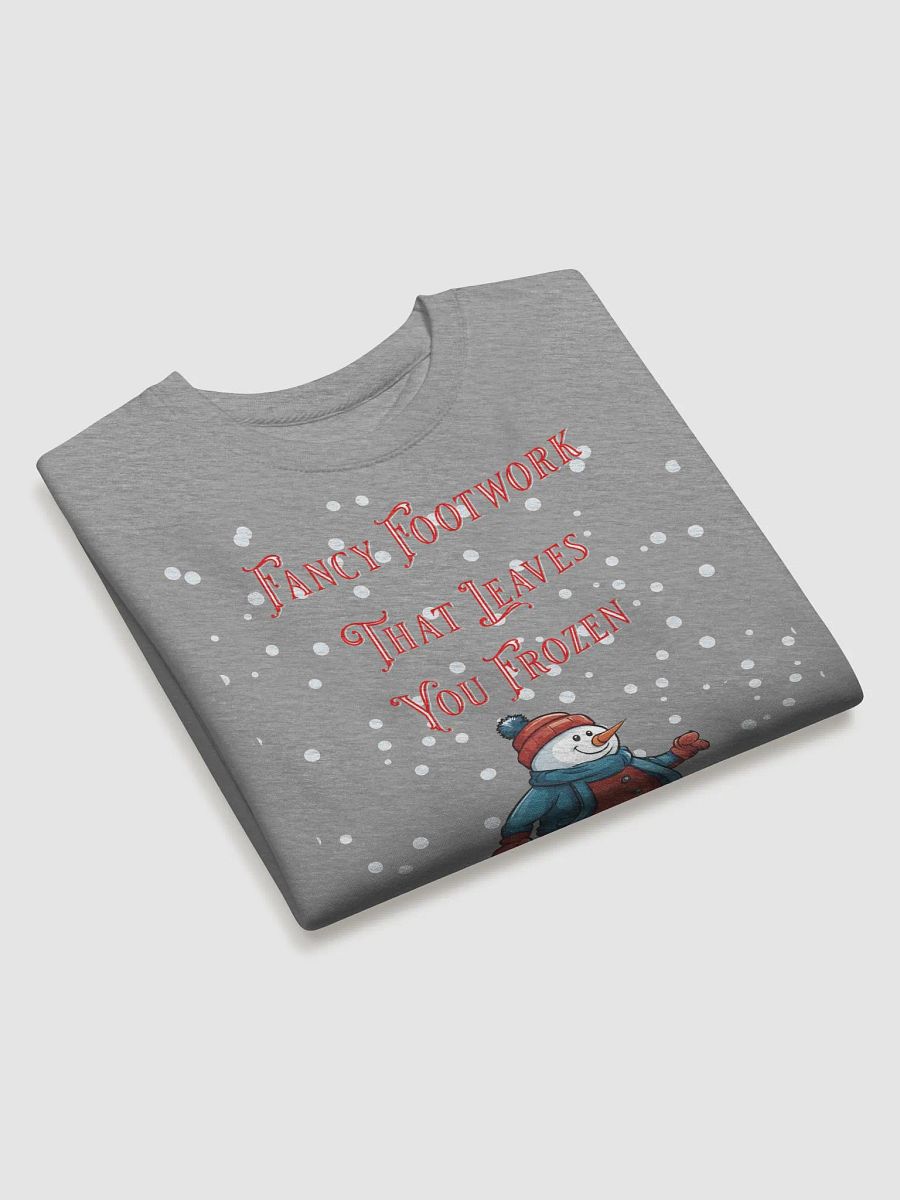 Fancy Footwork That Leaves You Frozen - Soccer Playing Snowman Sweatshirt product image (13)