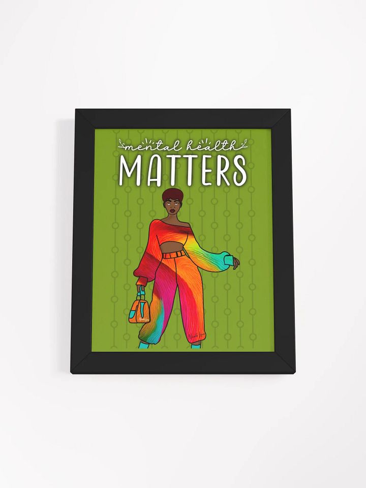 Vibrant Mental Health Matters Poster product image (1)