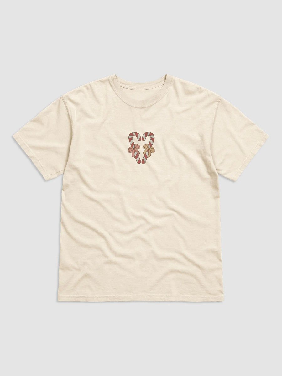 [Candy Cane Oh What Fun] Holiday Heavyweight T-Shirt product image (1)
