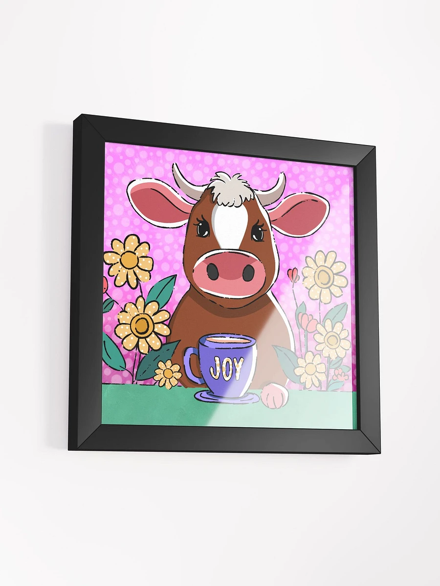 Cow Coffee Break Framed Print product image (4)