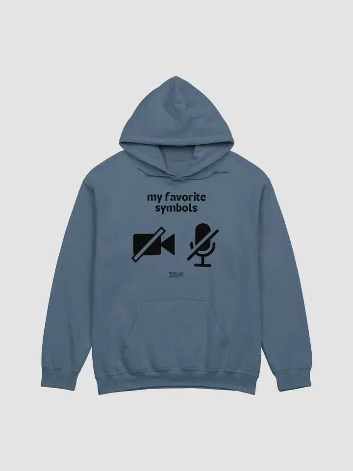 Introvert Symbols Comfort Hoodie product image (1)