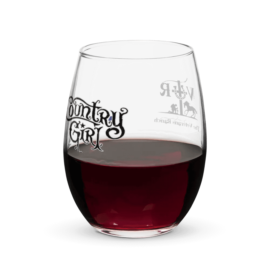Country Girl Wine Glass product image (1)