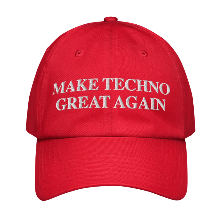 'Make Techno Great Again' Hat product image (1)