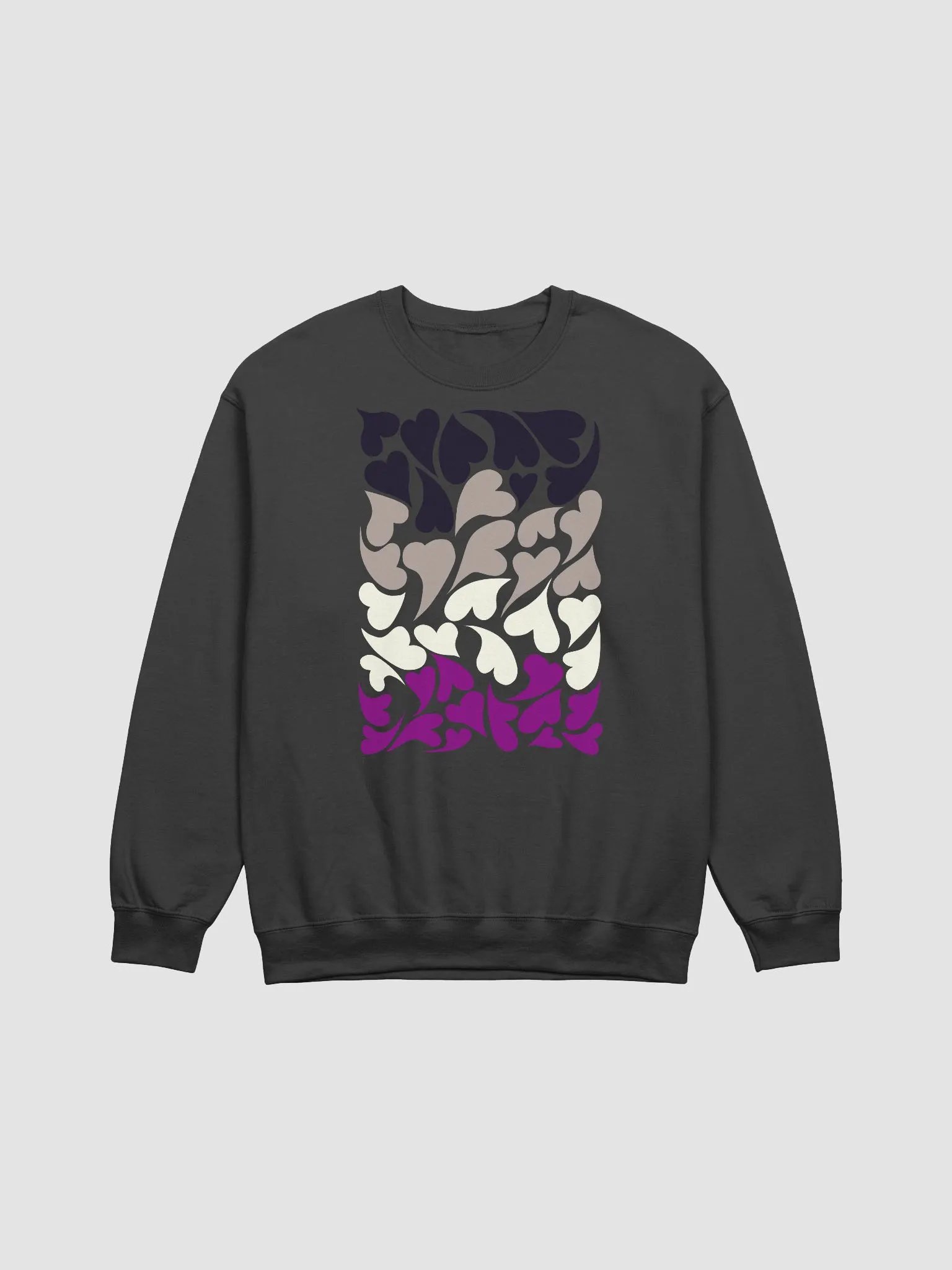 Nestled PRIDE Asexual Sweatshirt product image (1)