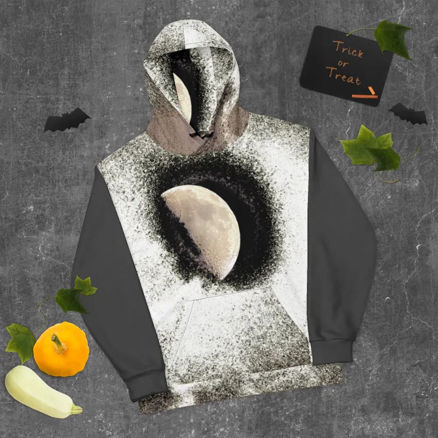 Disintegrating Dust Moon Unisex Pull Over Hoodie product image (9)