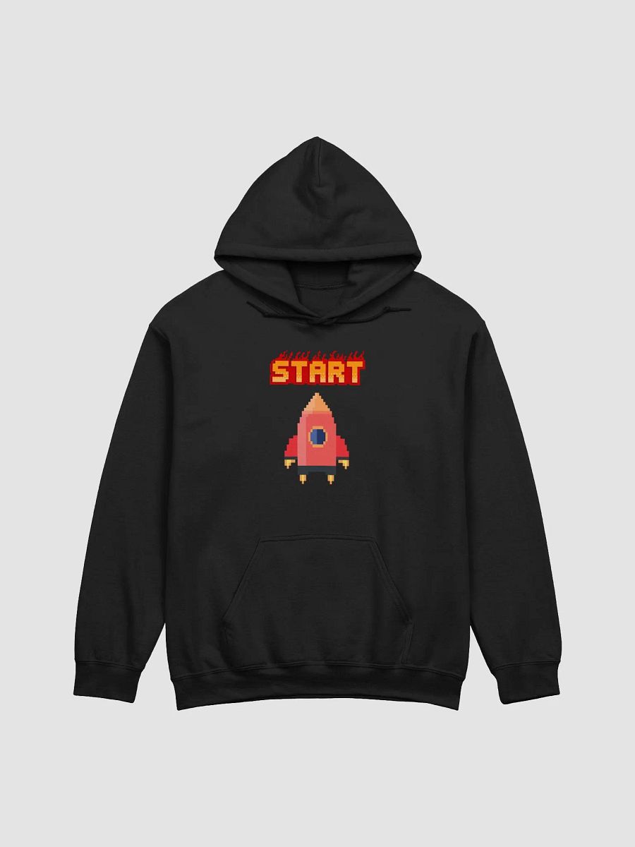 Rocket Start Pixel Art Hoodie product image (4)