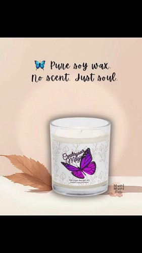 Let your flame be a reminder: You are the magic.
This unscented soy candle is made for quiet moments of creativity and intent...