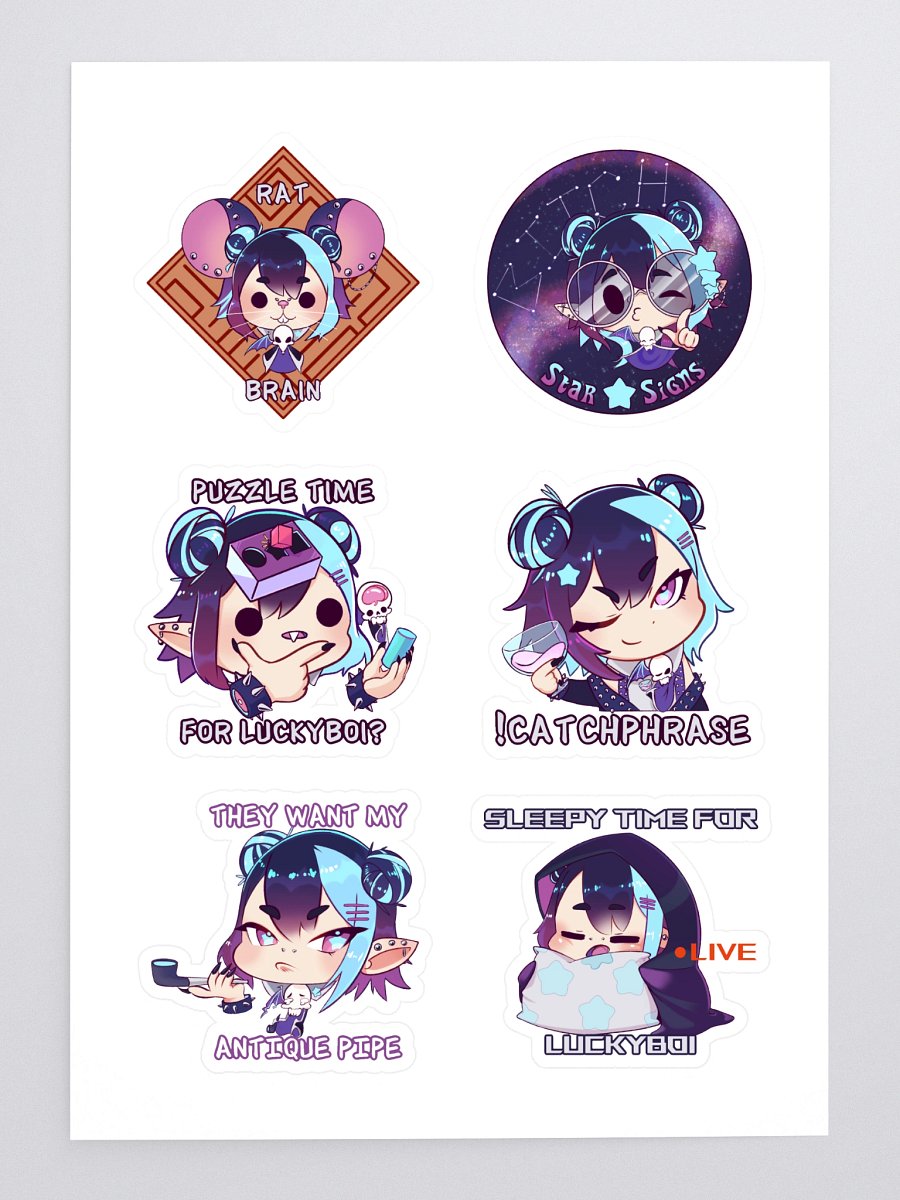 Lucky Sticker Set product image (3)