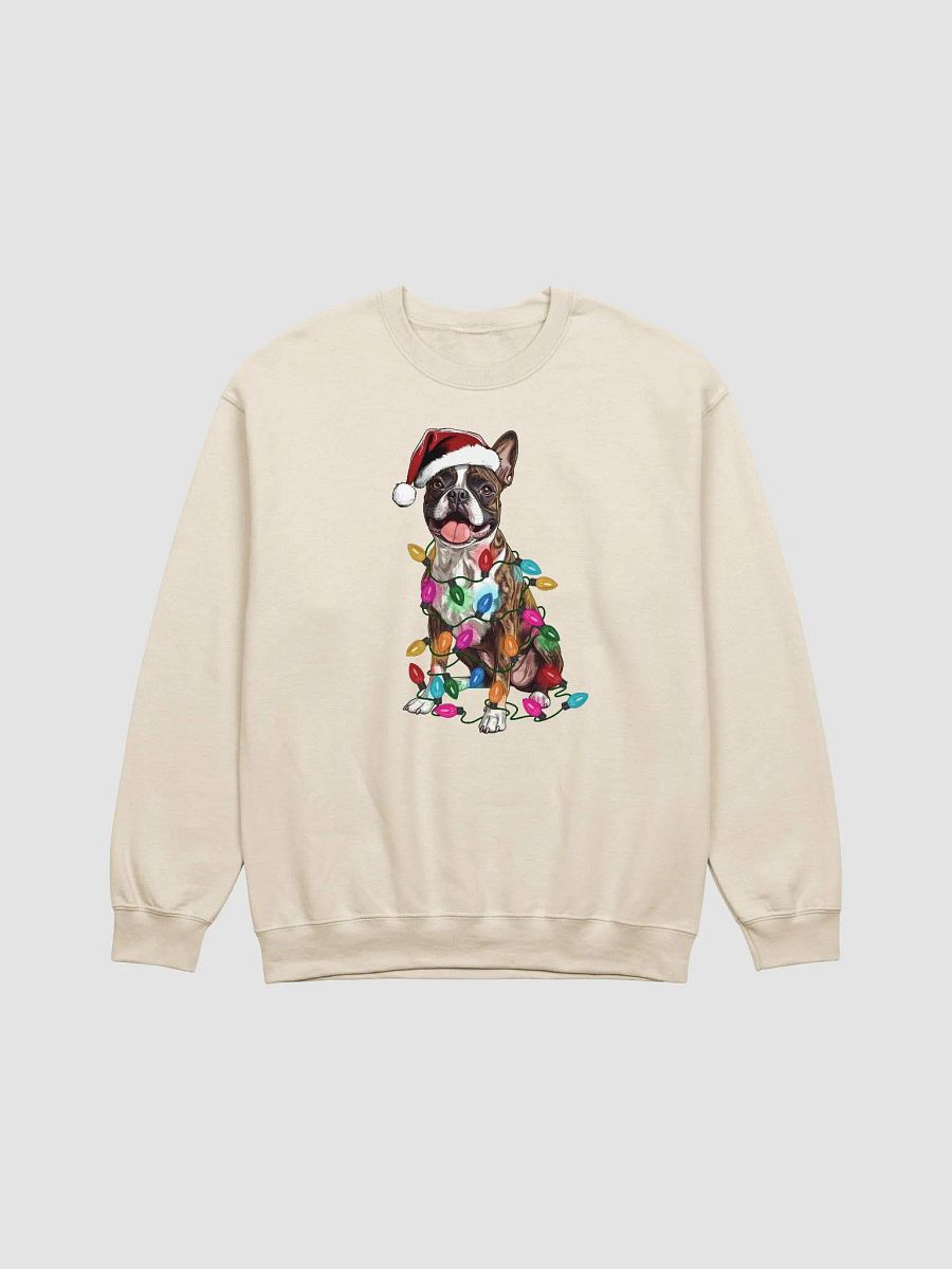 Funny Boston Terrier(Brindle) Christmas Sweatshirt product image (22)