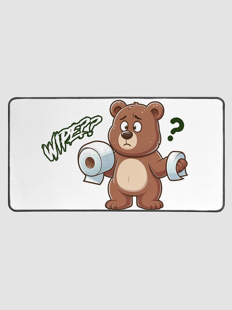 Wipe (Bear) Desk Mat product image (1)