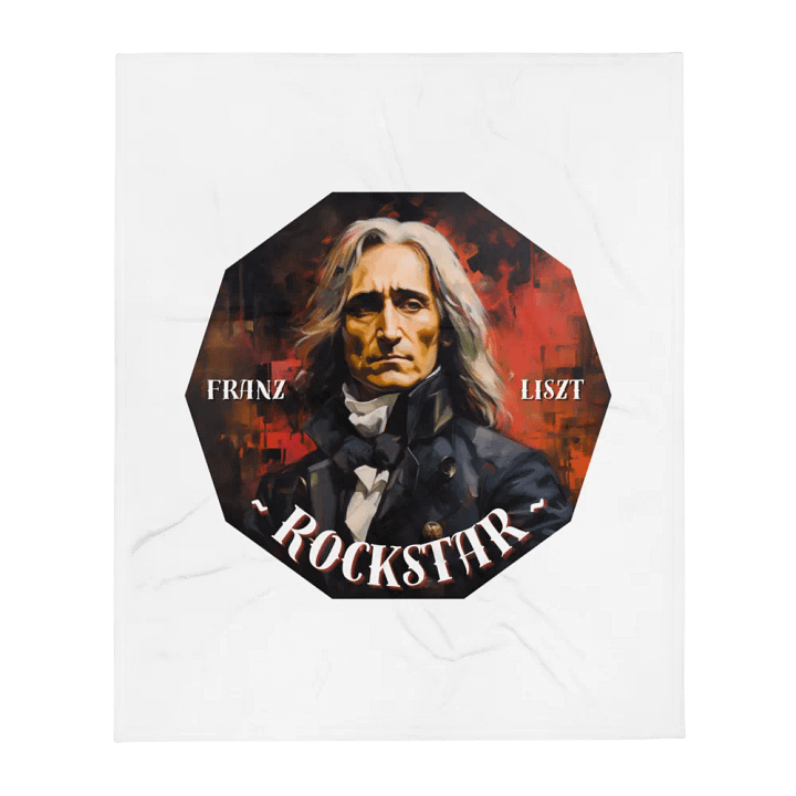 Franz Liszt - Rockstar | Blanket product image (1)