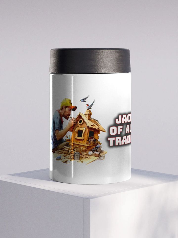Jack of all Trades Stainless Steel Koozie product image (1)