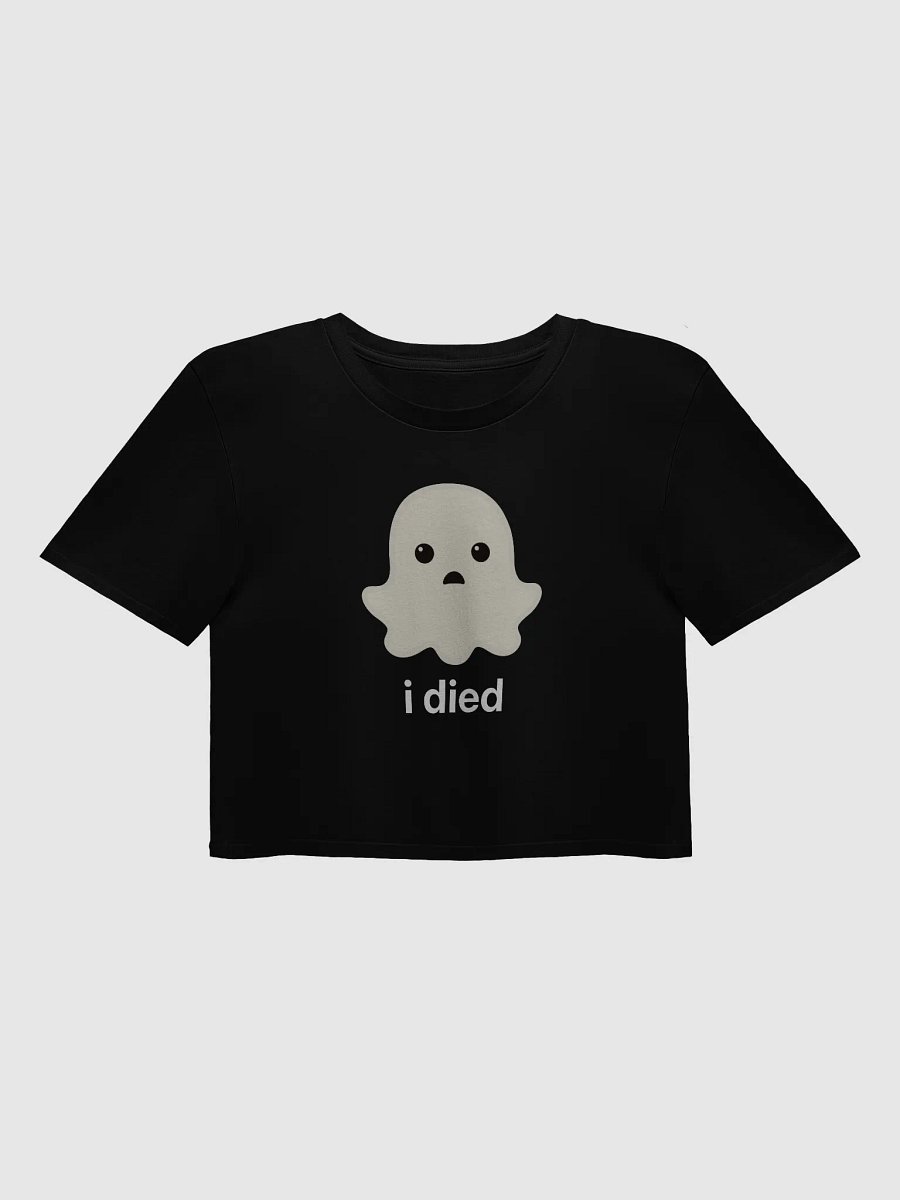 Sad Ghost Crop Top - Dark Color product image (1)