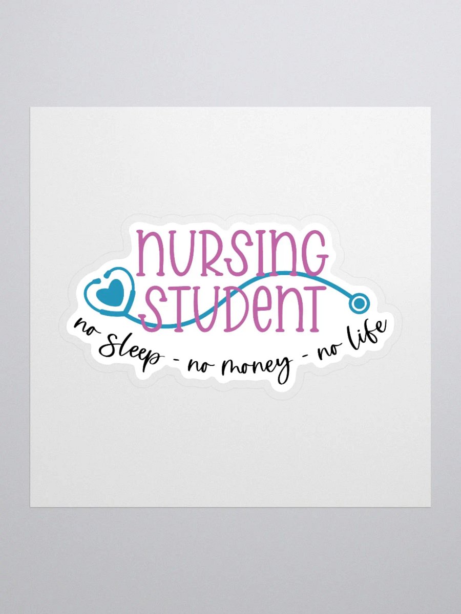 No Sleep, No Money, No Life Sticker product image (2)