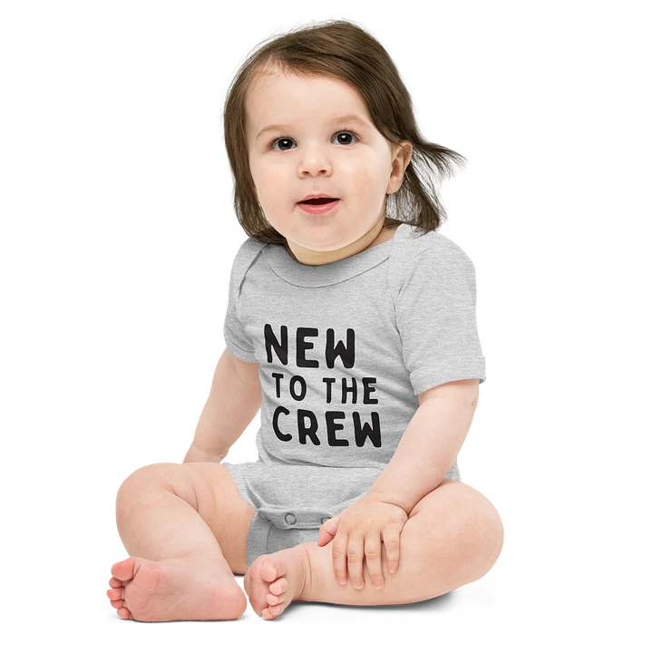 NEW TO THE CREW Baby Short Sleeve Onesie product image (2)