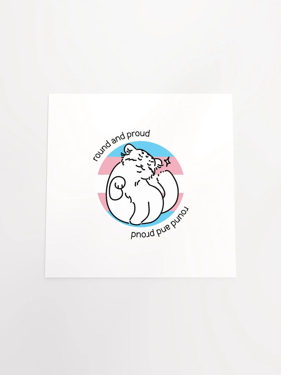Round and Proud Manul Transgender Version - Matte Poster product image (4)