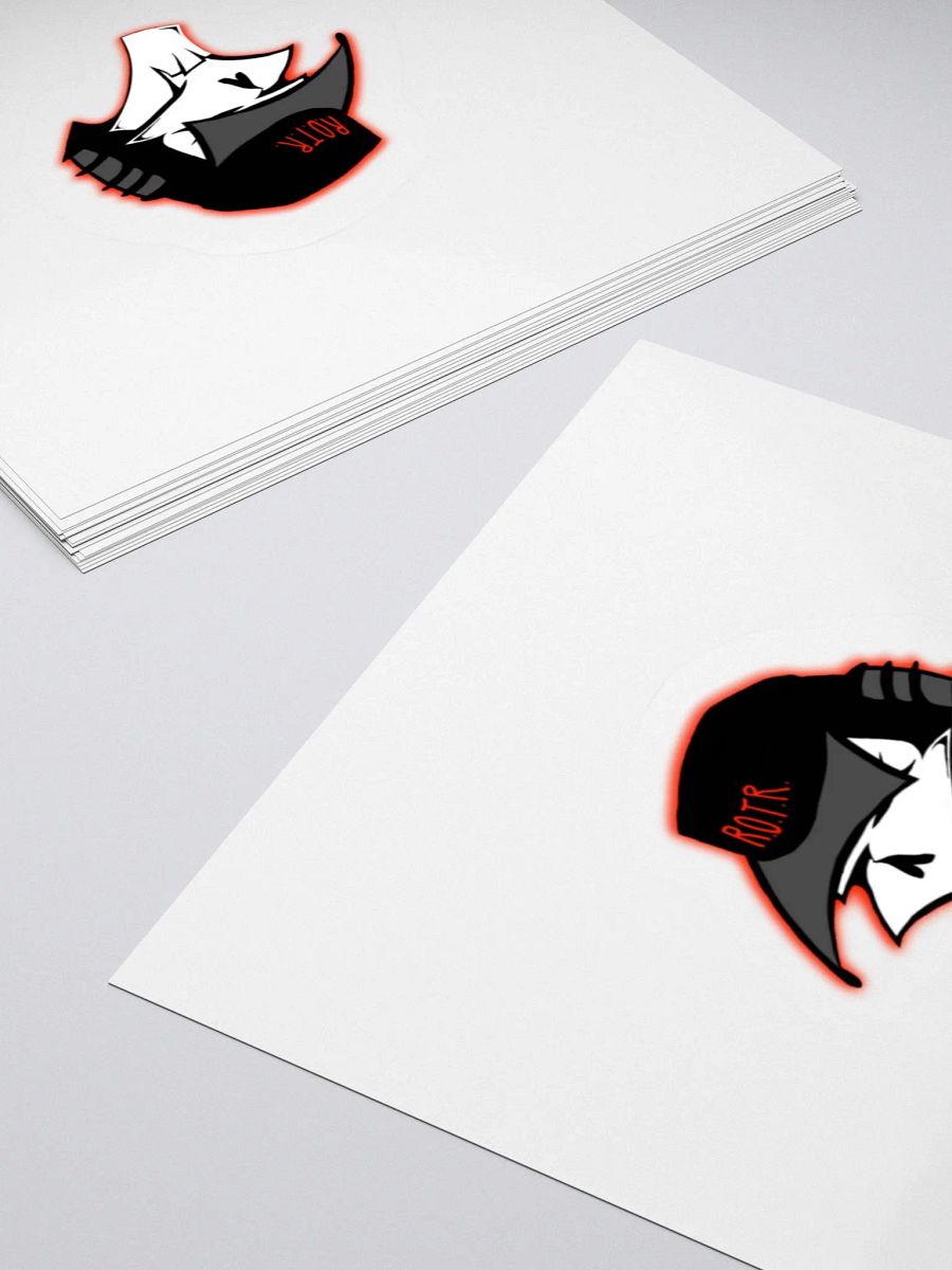 Bold R.O.T.R. Skull Cap Sticker product image (10)