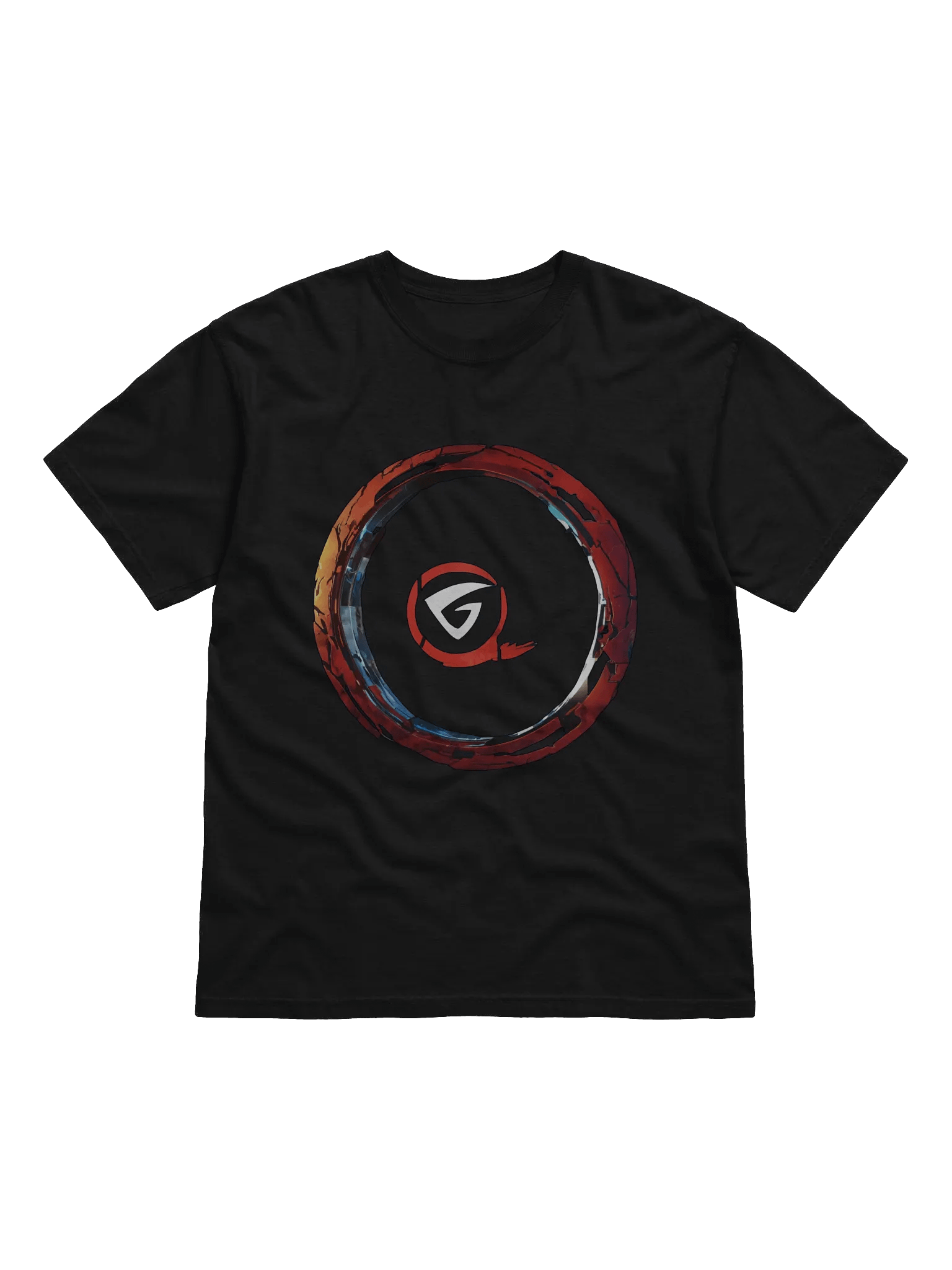 Dynamic Emblem Graphic T-Shirt, Stylish Casual Tee, Perfect Gift for Trendsetters product image (2)