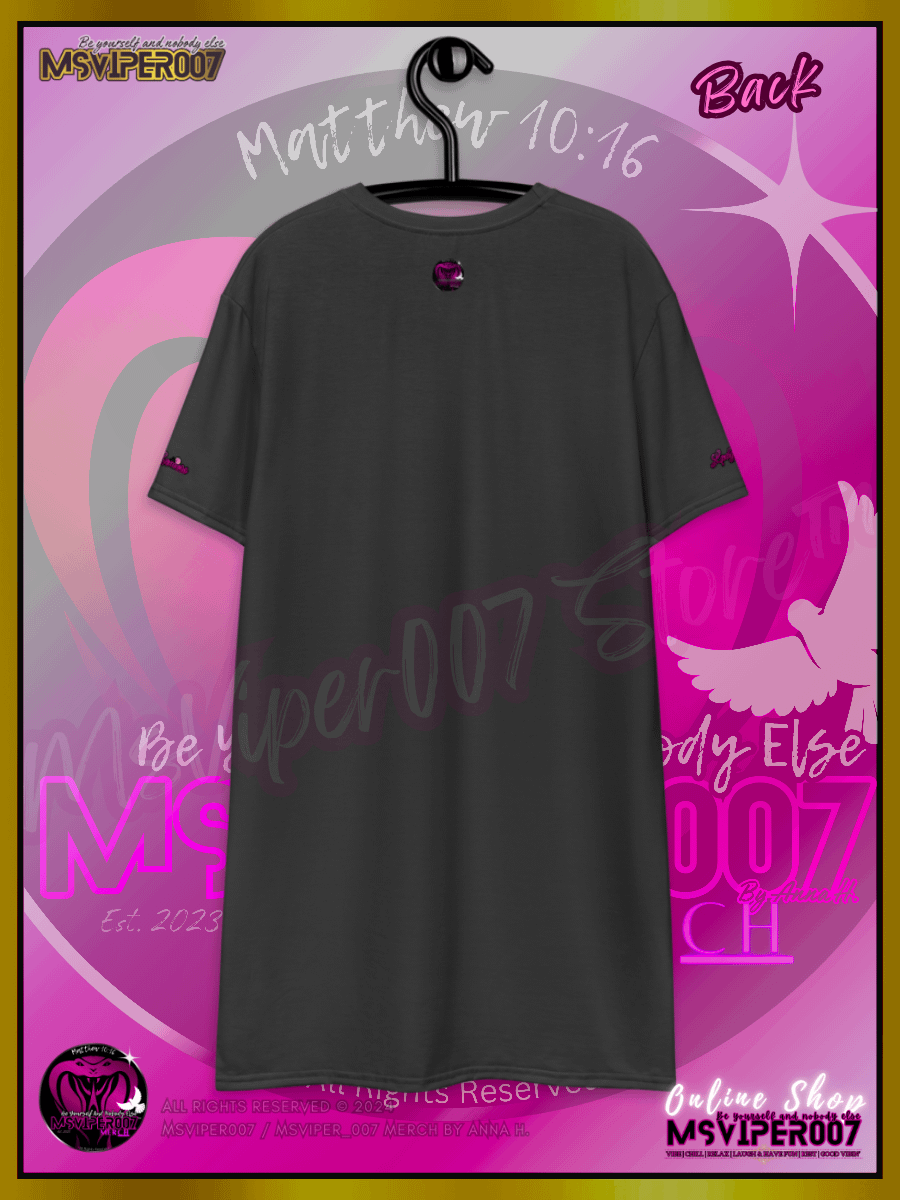 T-Shirt Dress - MsViper007's "Lady Gamers Are Awesome™ | [V3] (eclipse/solid)" T-Shirt Dress product image (12)