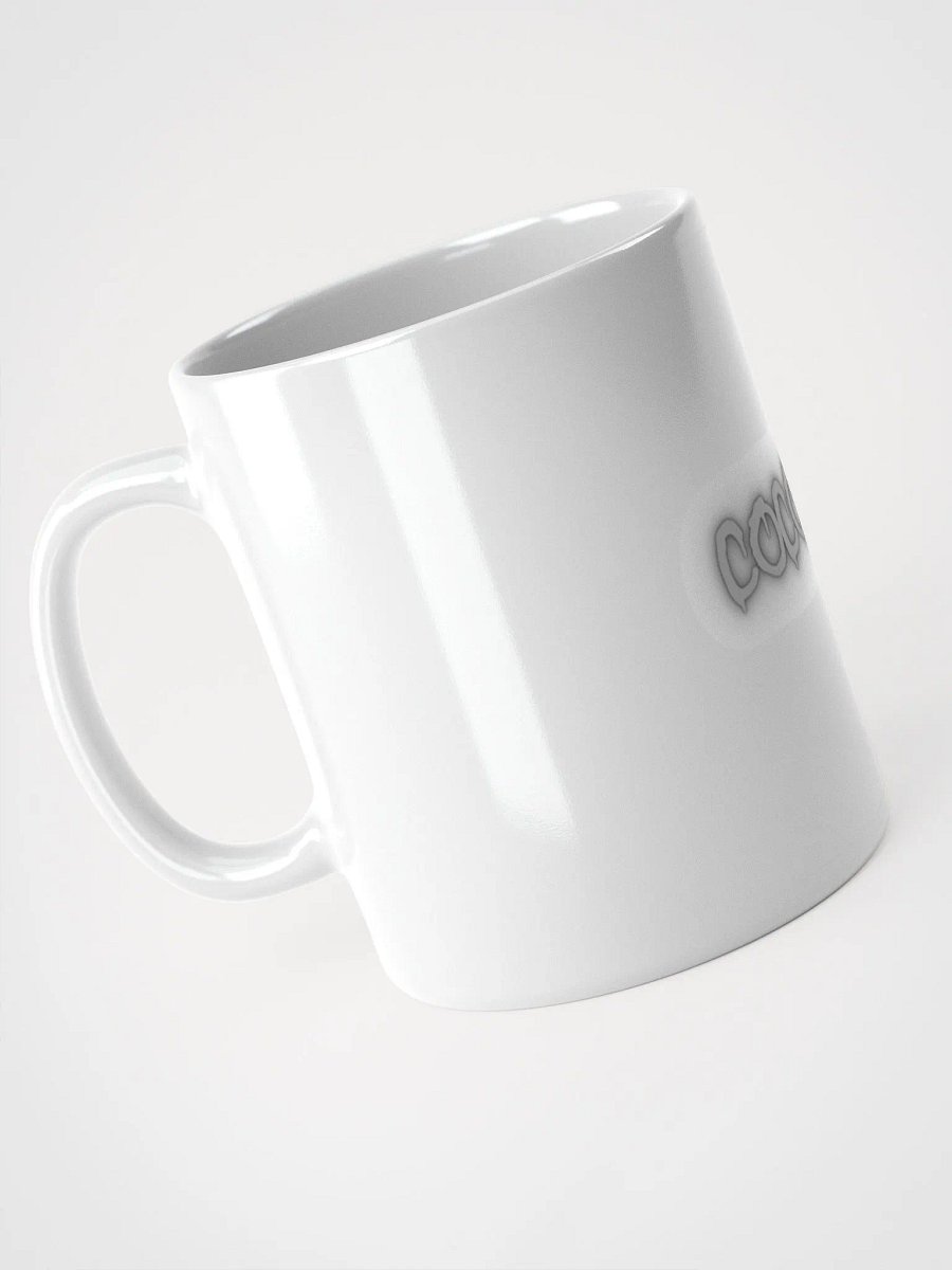 Tasse brillante blanche en relief COCONUT product image (3)