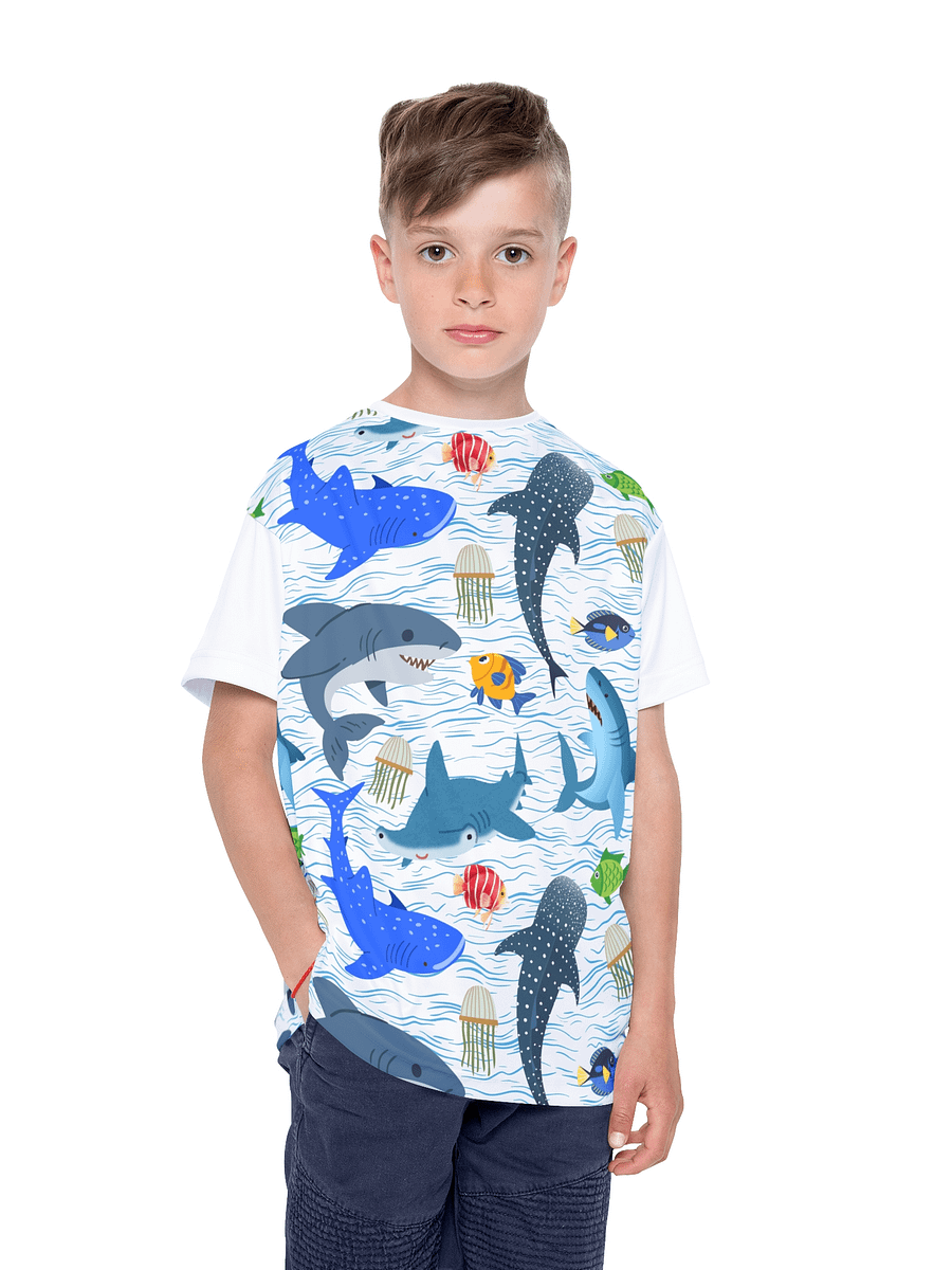 Shark Attack Seamless Pattern product image (4)