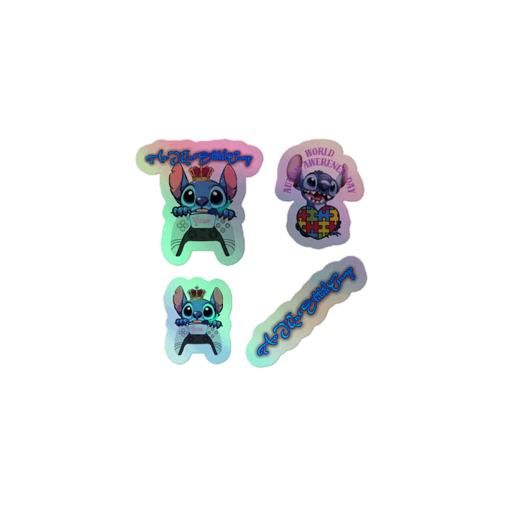 Royal Stitch Holographic Sticker Sheet product image (1)