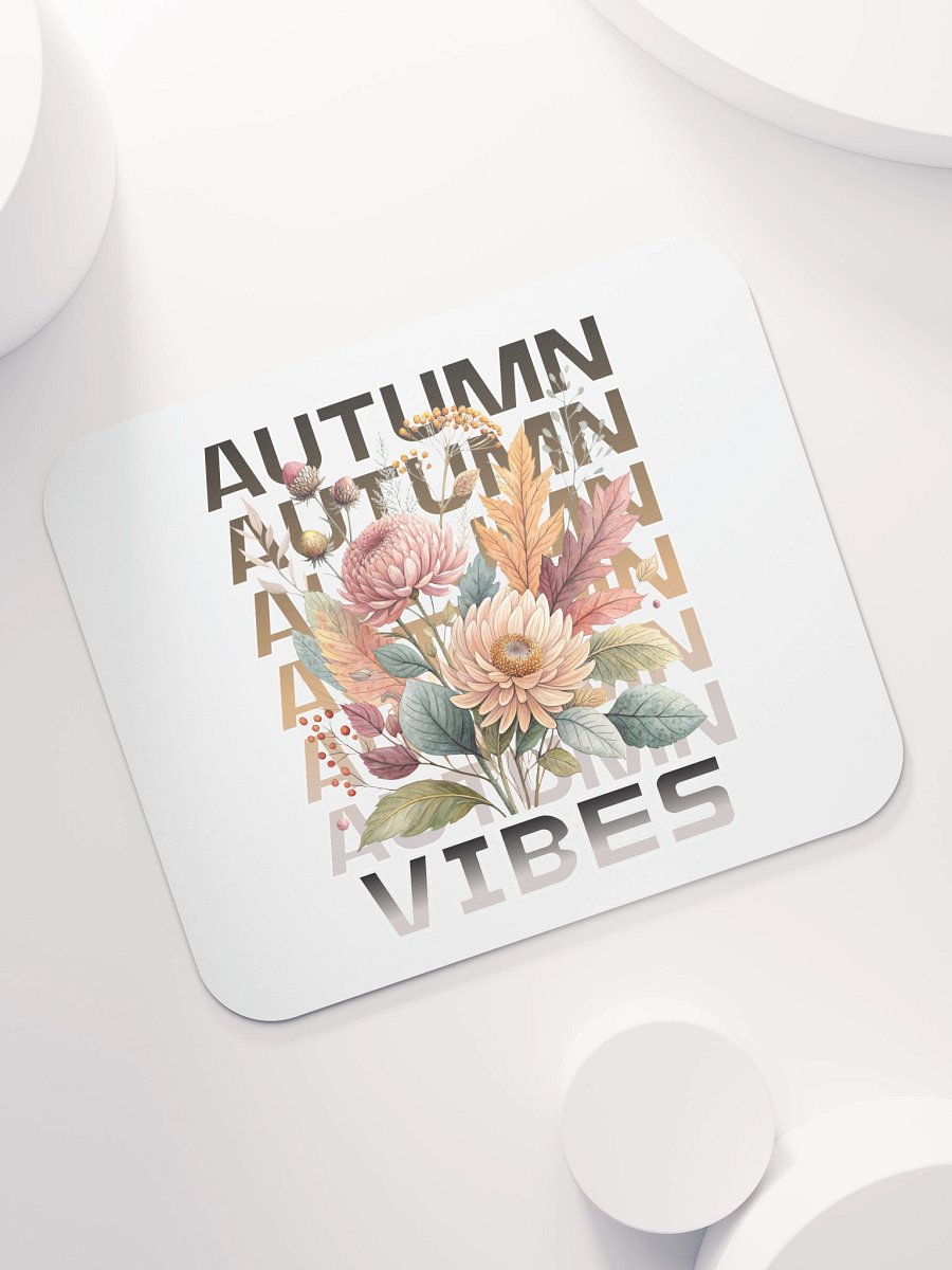 Autumn Vibes Boho Flowers Mouse Pad product image (7)