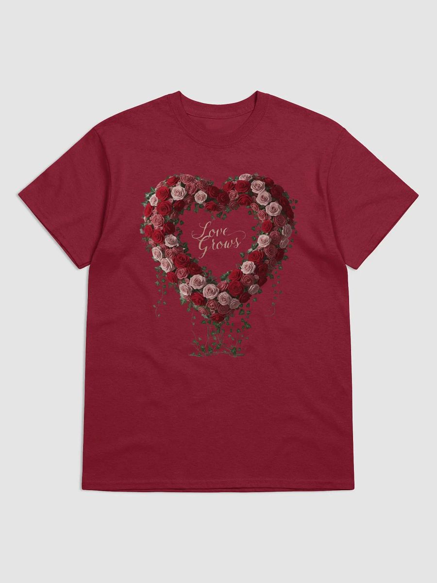 Love Grows Floral Heart T-Shirt product image (3)