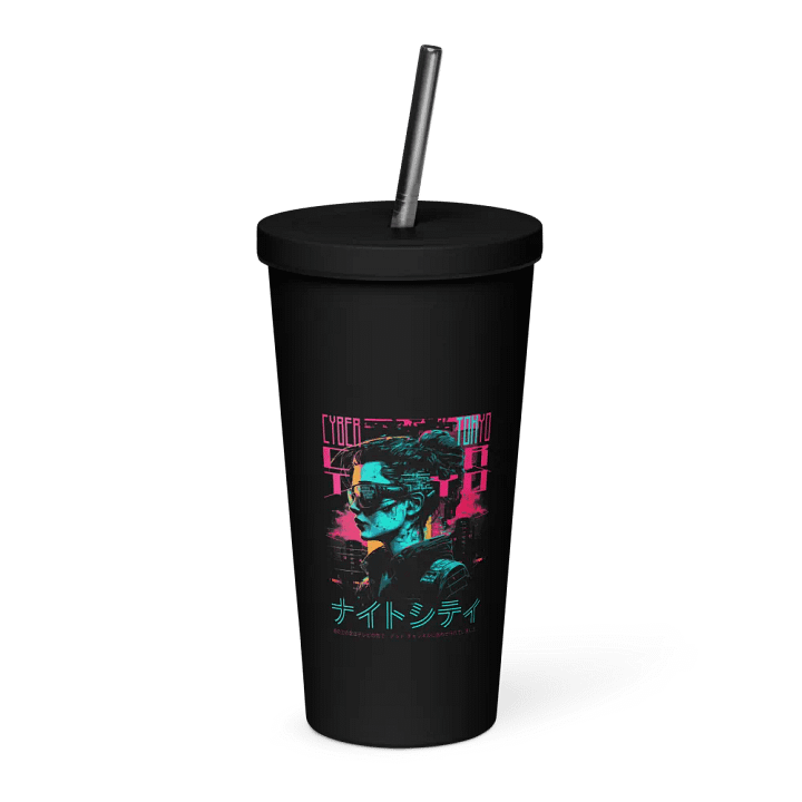 Neon Cyber Tokyo Tumbler product image (1)