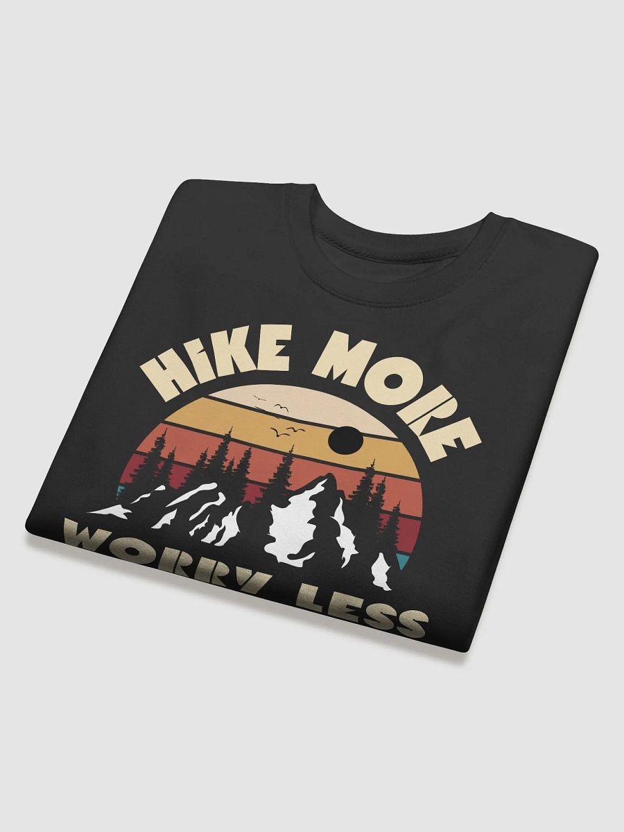 Hike more worry leas retro sunset logo product image (4)
