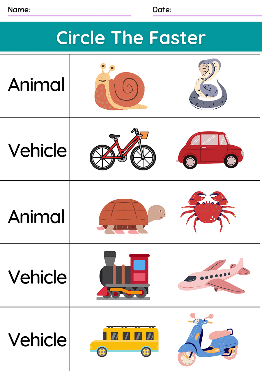 Kindergarten worksheets product image (3)