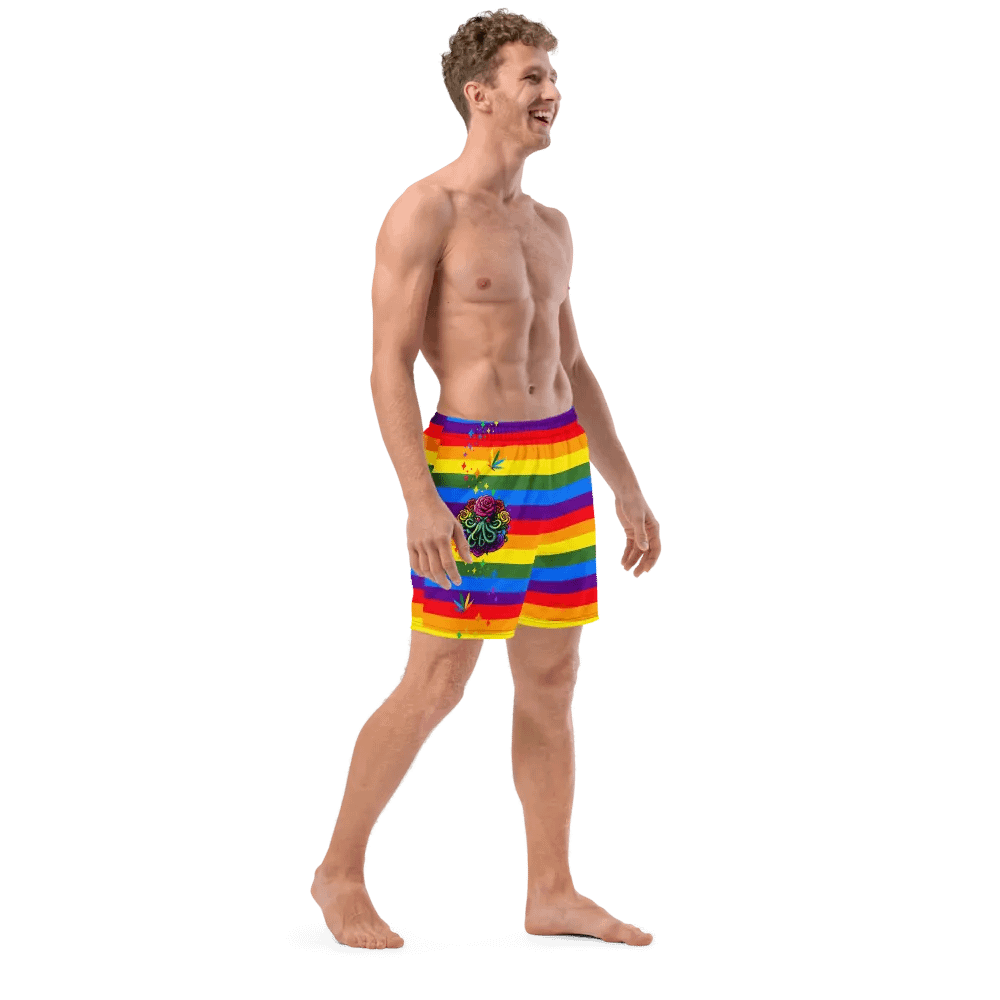 PRIDE Cthulhu Royalty Swim Shorts product image (12)