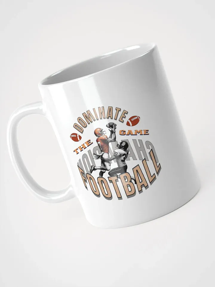 Dominate the Game Football Champion Mug product image (2)